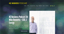 Desktop Screenshot of nzbusinesspodcast.com